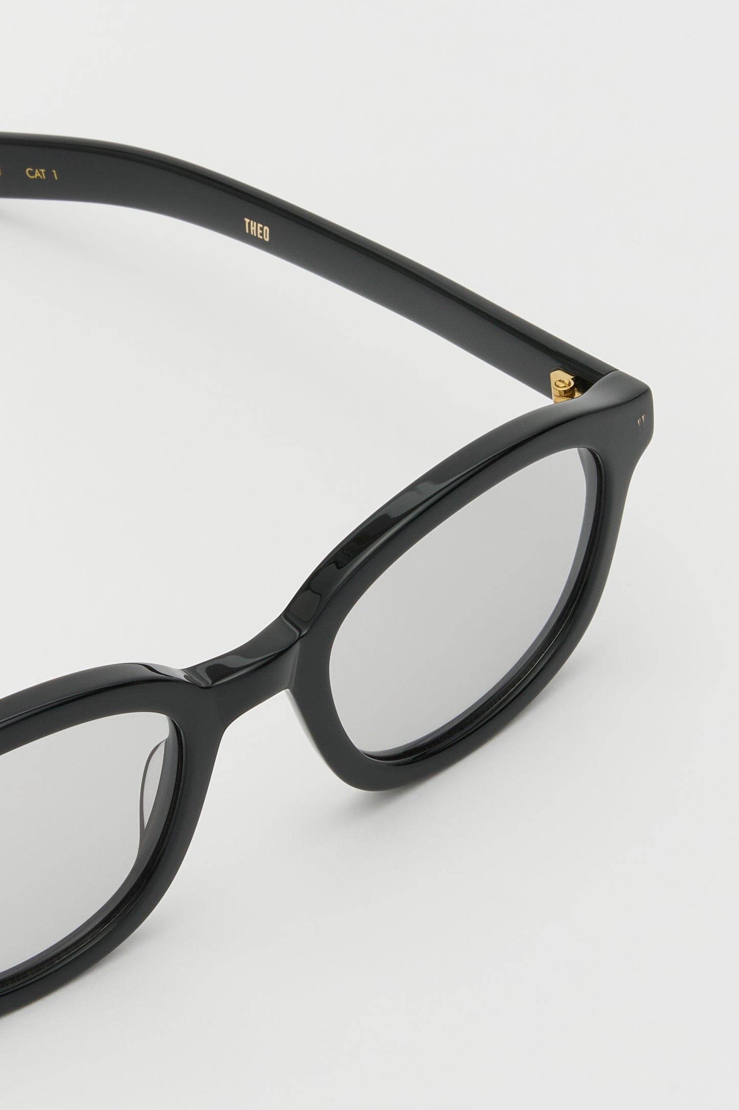 THEO Solid Black / Light Grey Lens