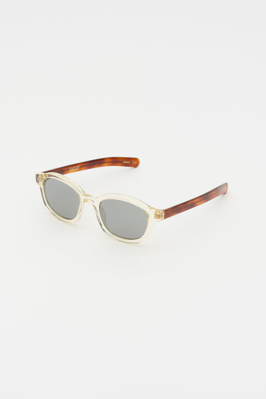 THEO Crystal Yellow Classic Havana / Solid Grey Lens