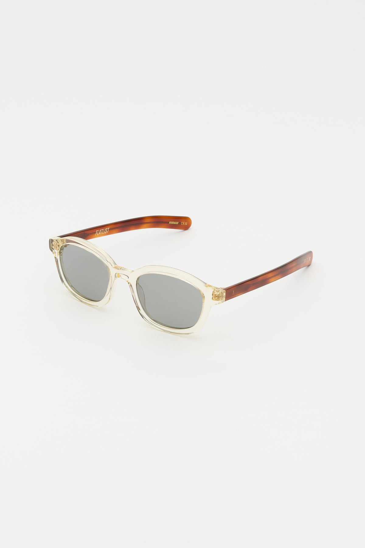 THEO Crystal Yellow Classic Havana / Solid Grey Lens
